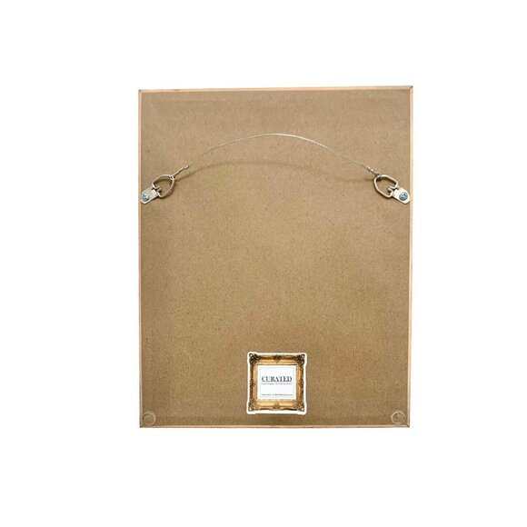 Dog Portrait Terroir in Military Uniform Painting Oil on Board in Golden Frame - Picture 5 of 5